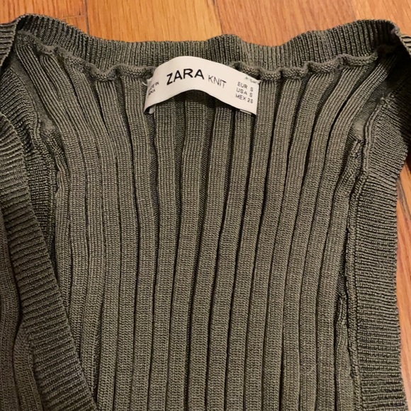Zara Knitted Ribbed Tank - Picture 3 of 3